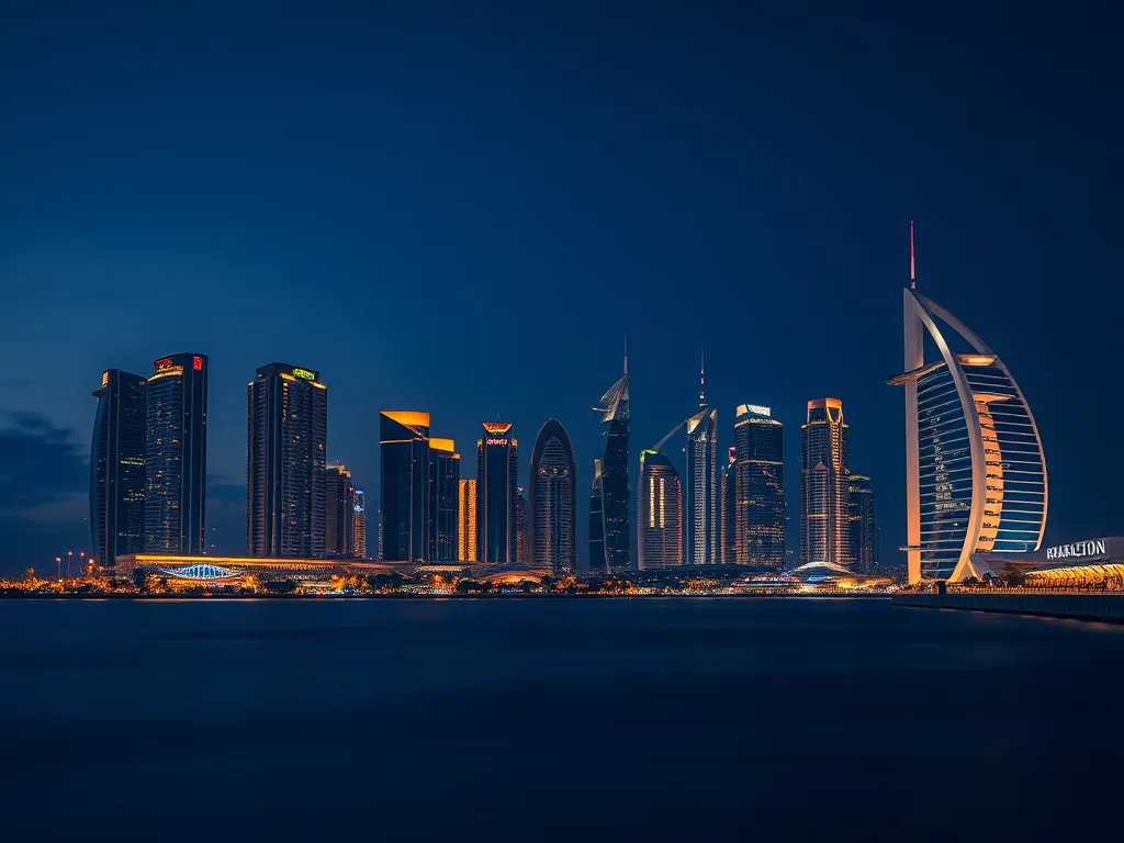 Sharjah UAE skyline